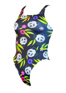 Aquarapid Women's Panda Swimsuit - Black/Multi