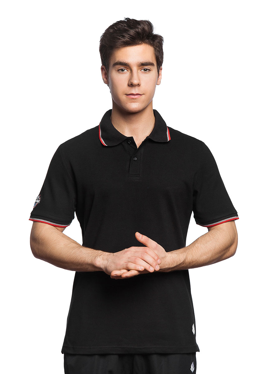 Mad Wave Men's Solid Polo - Black-0