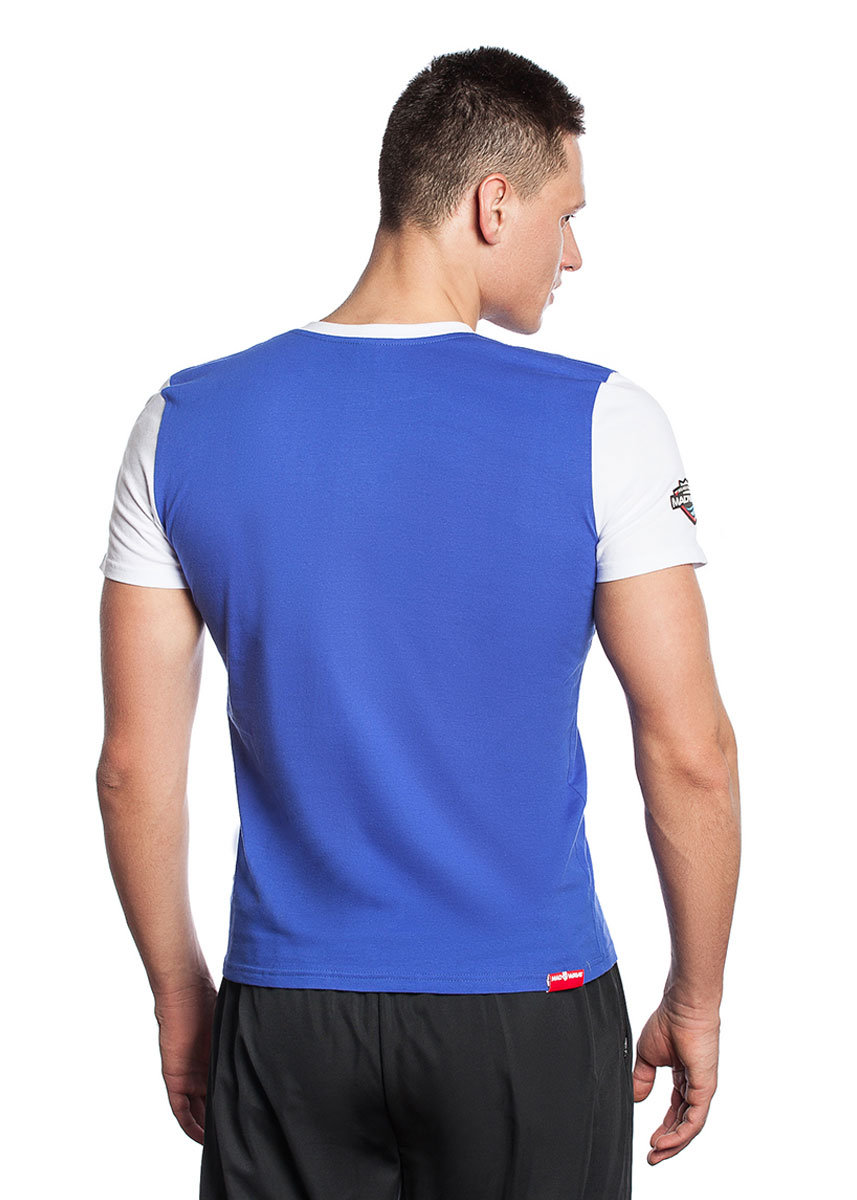 Mad Wave Men's Pro T-Shirt - Blue / White-brand