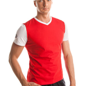 Mad Wave Men's Pro T-Shirt - Red / White-0