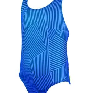 FINIS Girl's Maze Bladeback Swimsuit - Blue