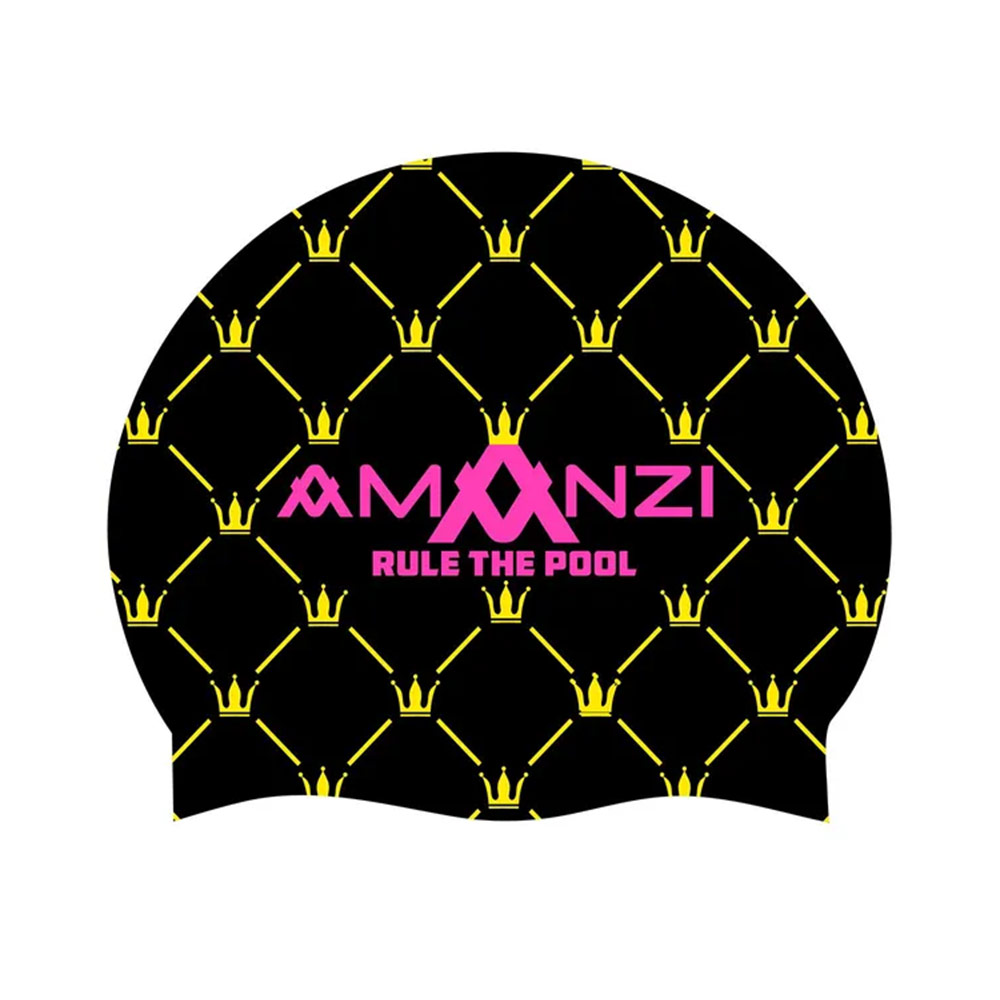AMANZI Rule The Pool Swimming Cap-0