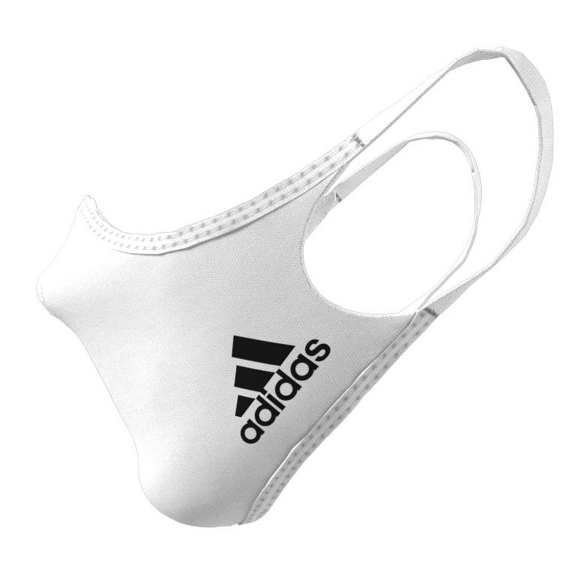 Adidas Face Cover 3 Pack - White - Size S-543259