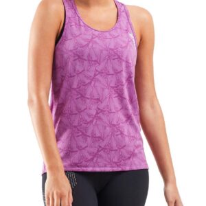 2XU Women's Ghost Sleeveless Singlet - Butterfly Effect Ultra-0