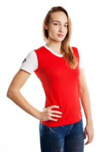 Mad Wave Women's Pro T-Shirt - Red / White