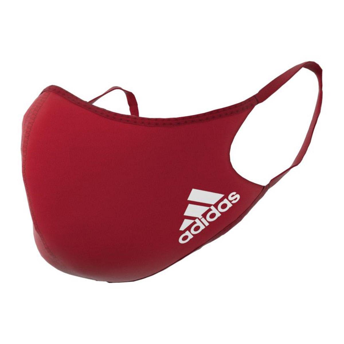 Adidas Face Cover Assorted Pack - Black/ White/ Red - Size S-543984