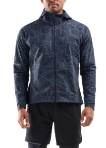 2XU Men's Ghost  Jacket - Matrix Black/Silver