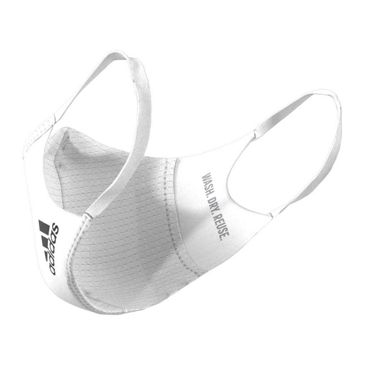 Adidas Face Cover 3 Pack - White - Size S-543256