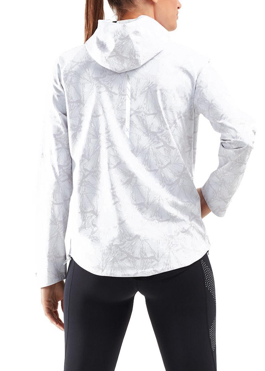 2XU Women's Ghost Jacket - Butterfly Effect White-brand