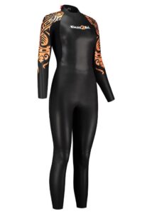 Dare2Tri To Swim Women's B-Grade Wetsuit - Black / Orange
