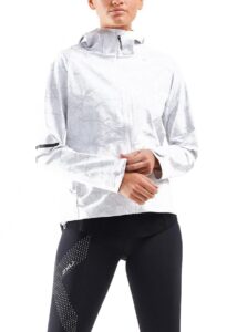 2XU Women's Ghost Jacket - Butterfly Effect White