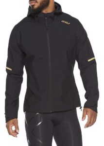 2XU Men's Ghost  Jacket - Black/Gold