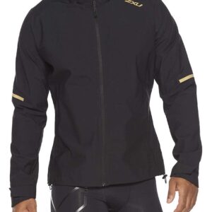 2XU Men's Ghost Jacket - Black/Gold-0