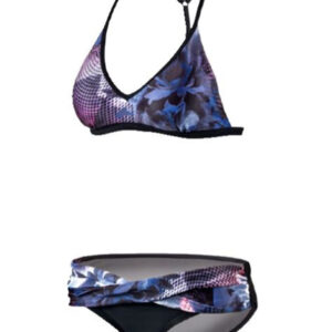 Beco Regular Fit T-Back Bikini - Black / Orange-0