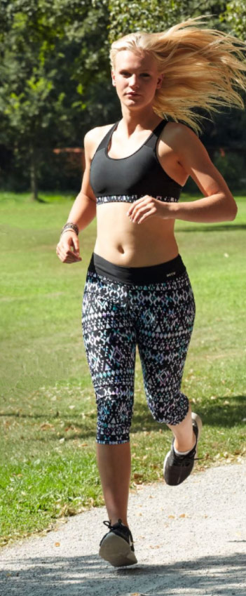 Beco Regular Fit Swim Leggings - Black / Blue / Multi-546795