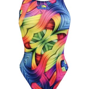 Turbo Womens Roll Swimsuit - Multicoloured-0