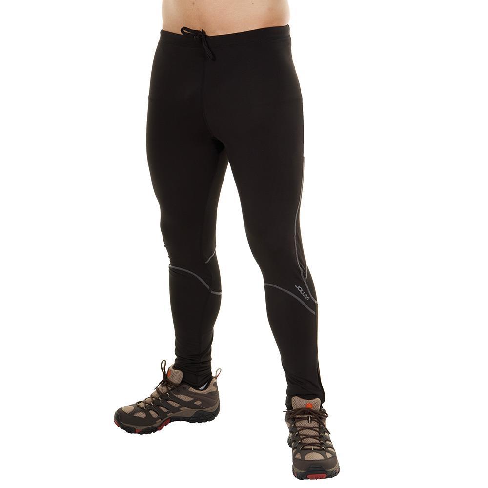 Joluvi Unisex Lyc Tights - Black/Orange-545658