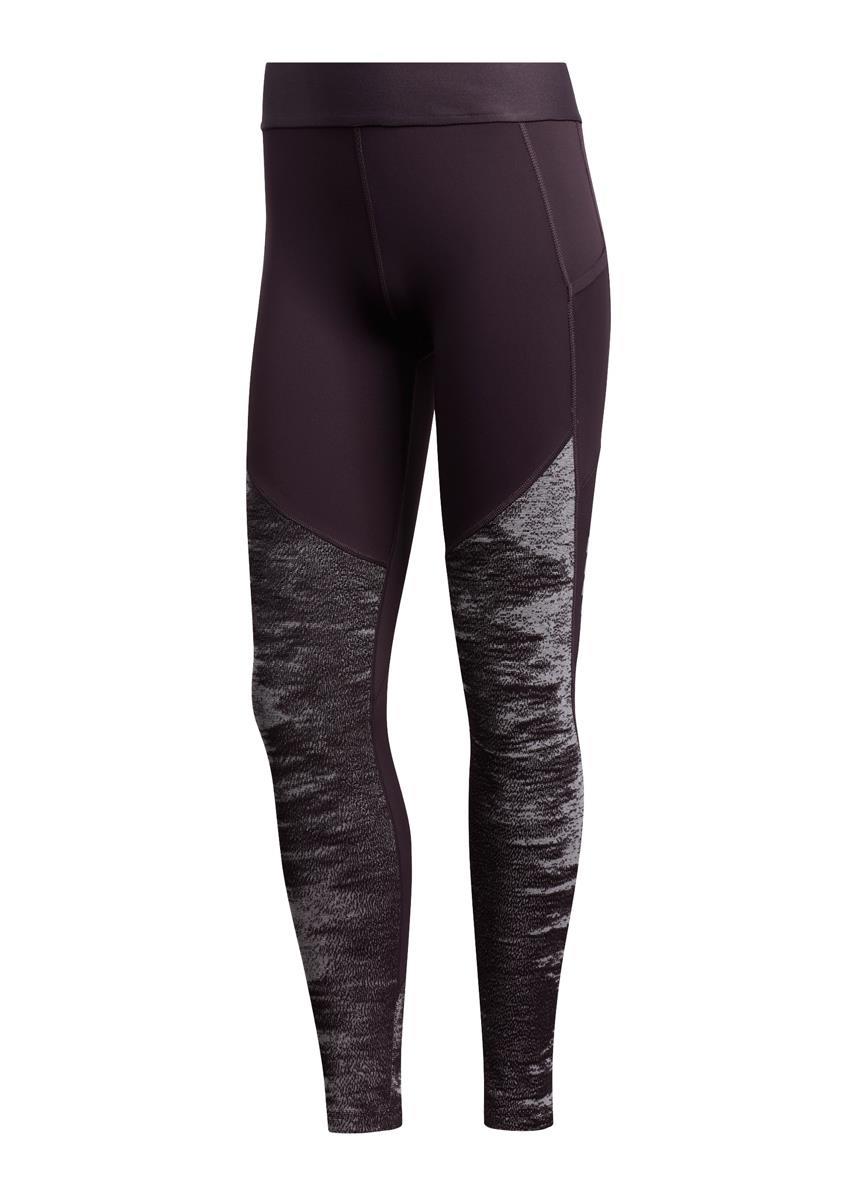 Adidas Womens Alphaskin Cold Weather Long Leggings - Noble Purple / Black-546617