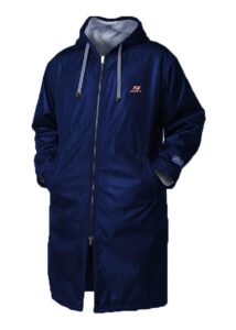 Zone3 Polar Fleece Parka Robe - Navy/ Orange