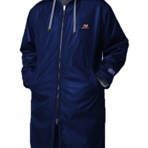 Zone3 Polar Fleece Parka Robe - Navy/ Orange-0