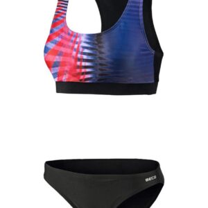 Beco Regular Fit Cross Top Bikini - Navy / Red-0