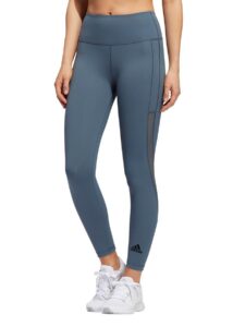 Adidas Womens Alphaskin Heat.Rdy 7/8 Leggings - Legacy Blue