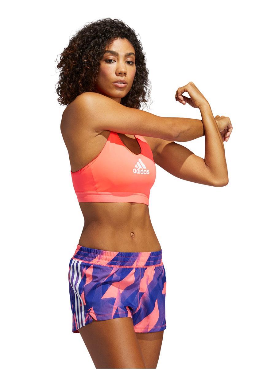 Adidas Dont Rest Alphaskin Bra - Signal Pink / White-546144