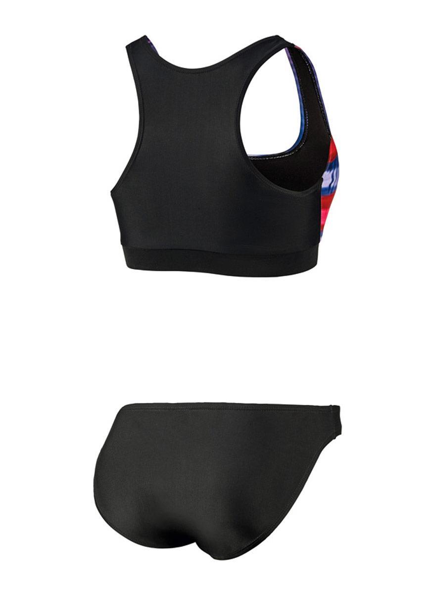 Beco Regular Fit Cross Top Bikini - Navy / Red-546211