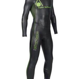 Aquasphere Mens Phantom Wetsuit - Green / Black