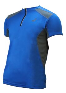 Joluvi Trail Zip T-Shirt - Blue