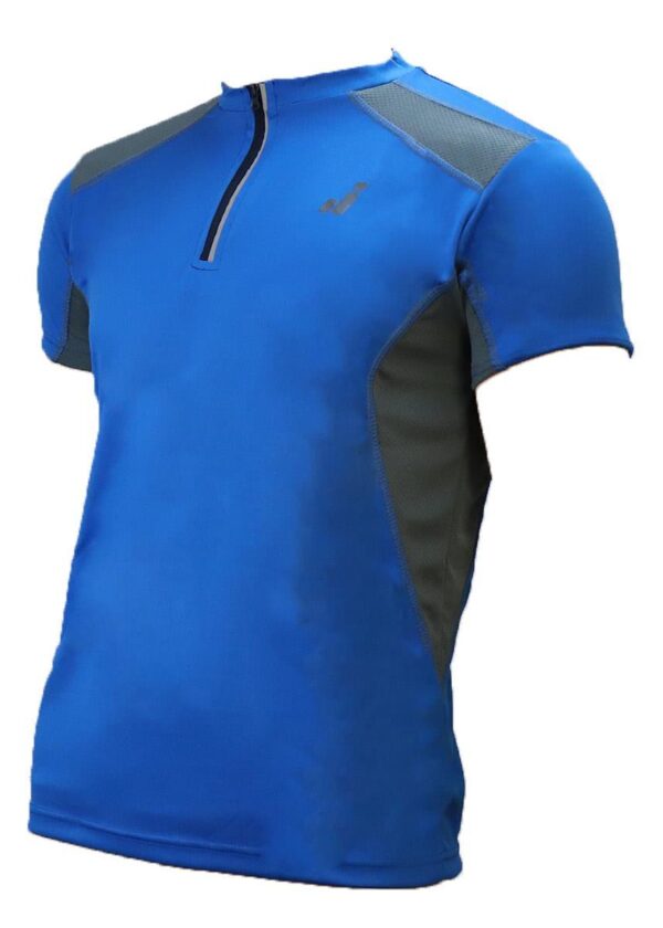 Joluvi Trail Zip T-Shirt - Blue-0