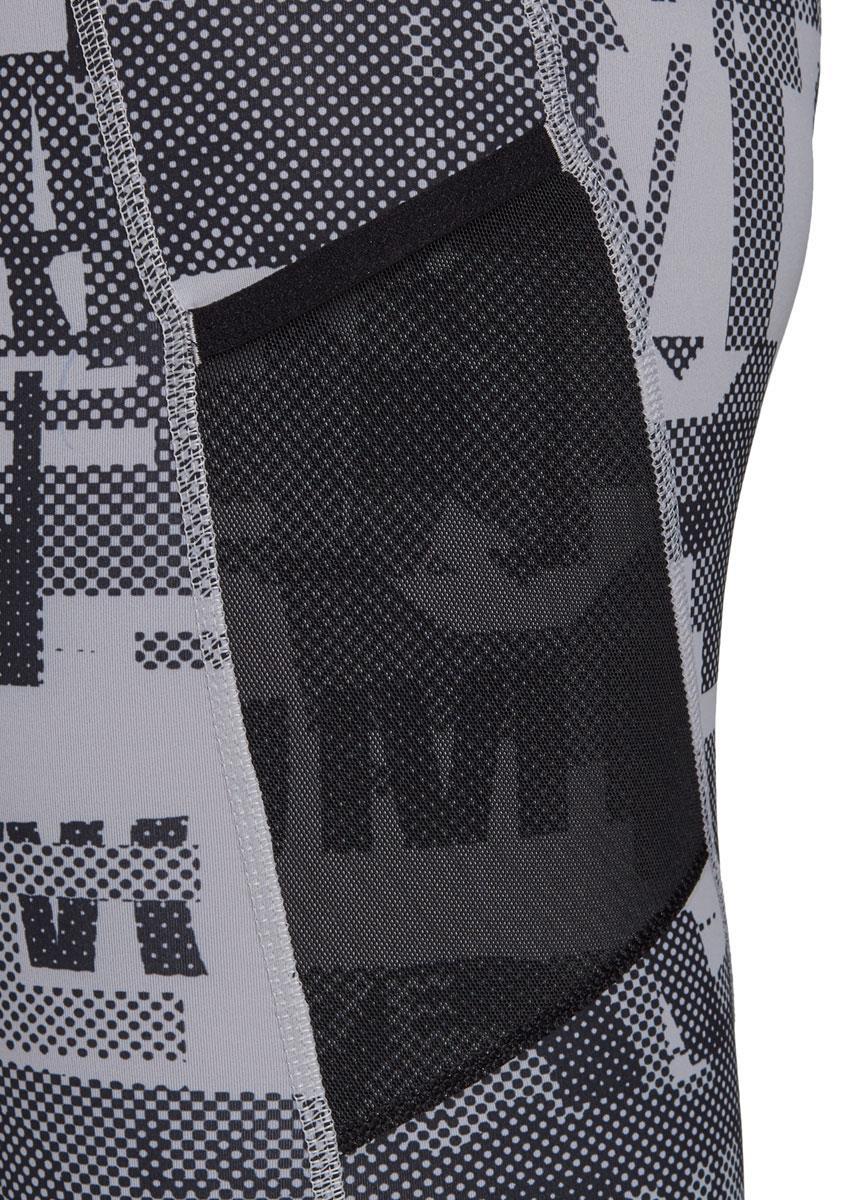 Adidas Alphaskin Tight - Glory Grey / Print / Signal Pink-546074