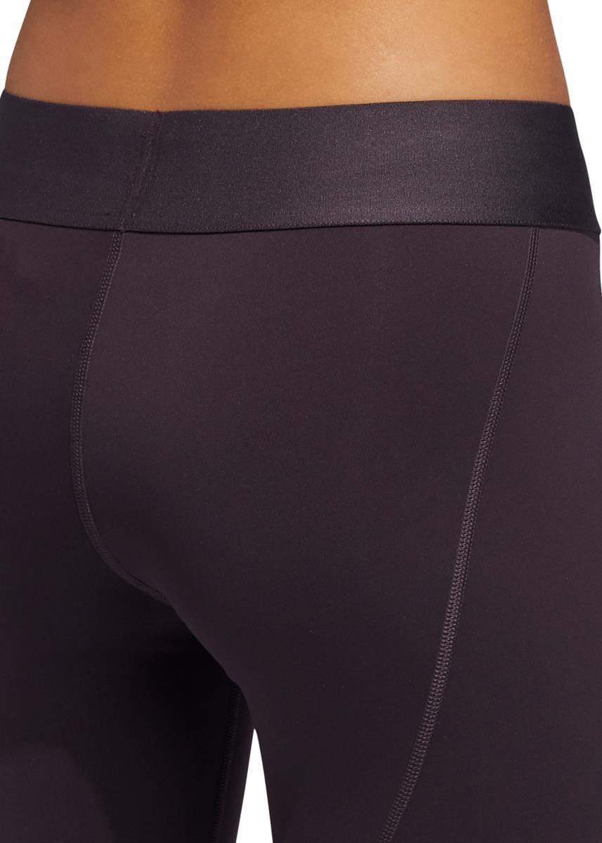 Adidas Womens Alphaskin Cold Weather Long Leggings - Noble Purple / Black-546619
