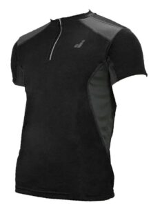 Joluvi Trail Zip T-Shirt - Black