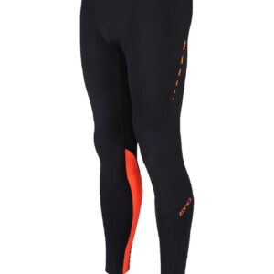 Zone3 Men's RX3 Compression Tights - Black/ Neon Orange-0