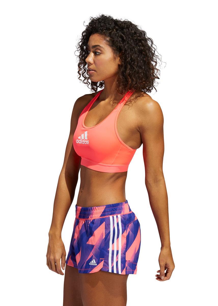 Adidas Dont Rest Alphaskin Bra - Signal Pink / White-546143