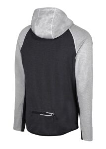 Zone3 Men's Performance Culture Zipped Hoodie - Marl Grey/ Charcoal