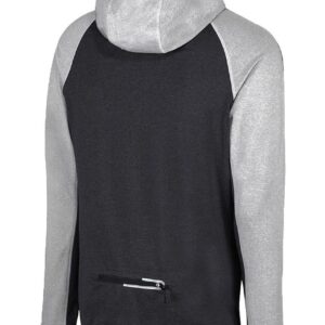 Zone3 Men's Performance Culture Zipped Hoodie - Marl Grey/ Charcoal-0