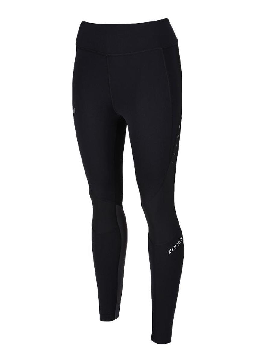 Zone3 Women's RX3 Compression Tights - Black/ Gun Metal-0