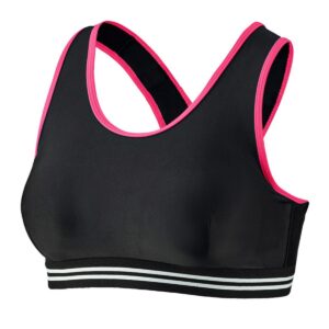 Beco Regular Fit Crop Bikini Top - Black / Red-0