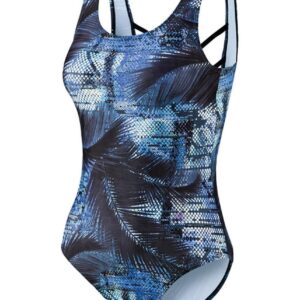 Beco Comfort Fit Classic C-Cup Swimsuit - Blue / Black-0