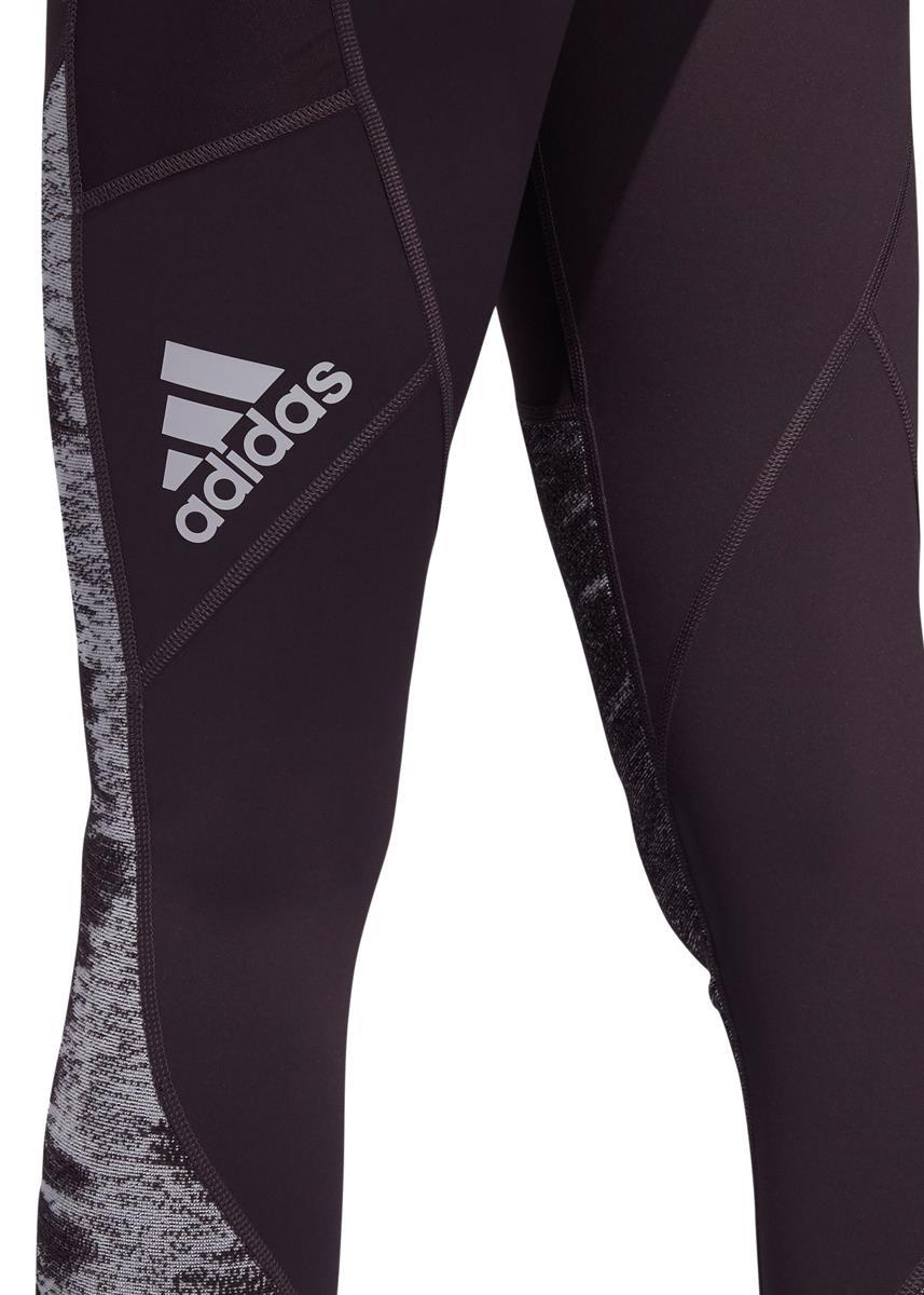 Adidas Womens Alphaskin Cold Weather Long Leggings - Noble Purple / Black-546620