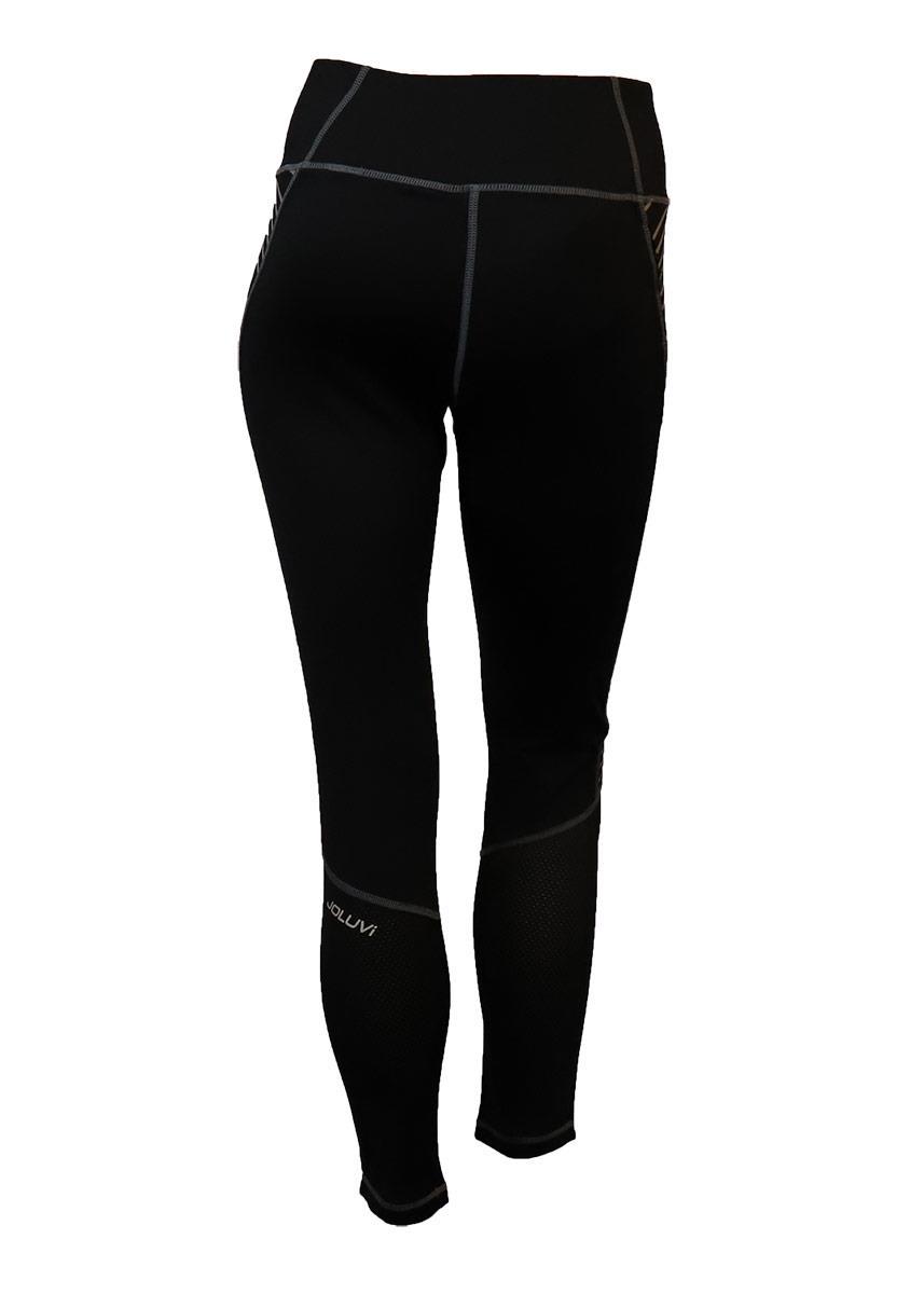 Joluvi Unisex Speed Tights - Black/White-brand