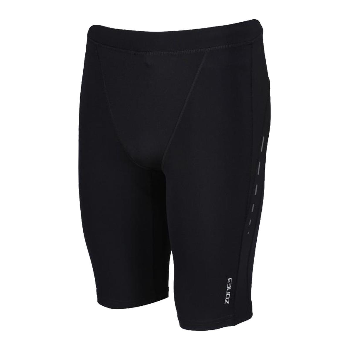 Zone3 Men's RX3 Compression Shorts - Black/ Gun Metal-0