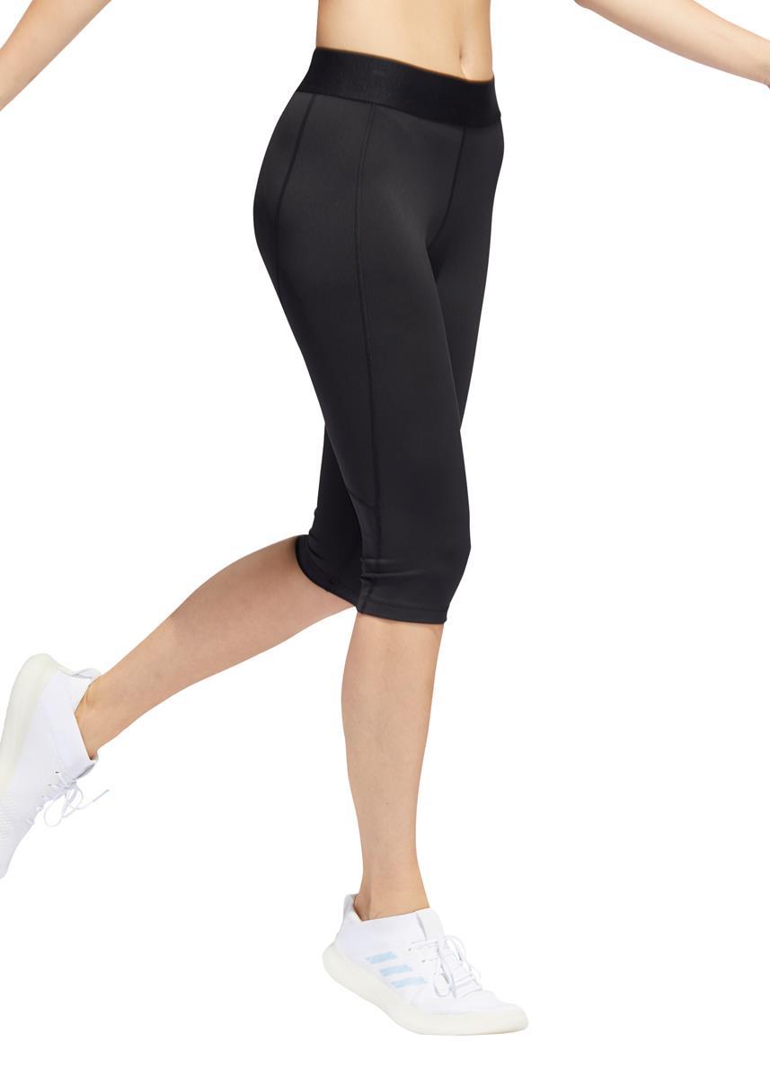 Adidas Womens Alphaskin Leggings - Black / White-546933