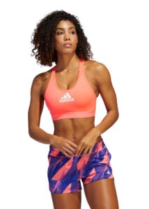 Adidas Dont Rest Alphaskin Bra - Signal Pink / White
