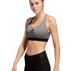 Adidas Dont Rest Alphaskin Bra - Dark Grey Heather-0