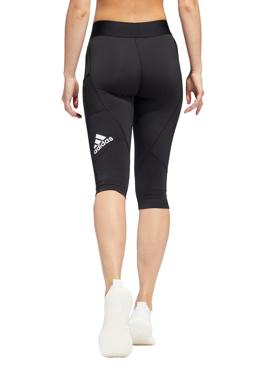 Adidas Womens Alphaskin Leggings - Black / White-brand
