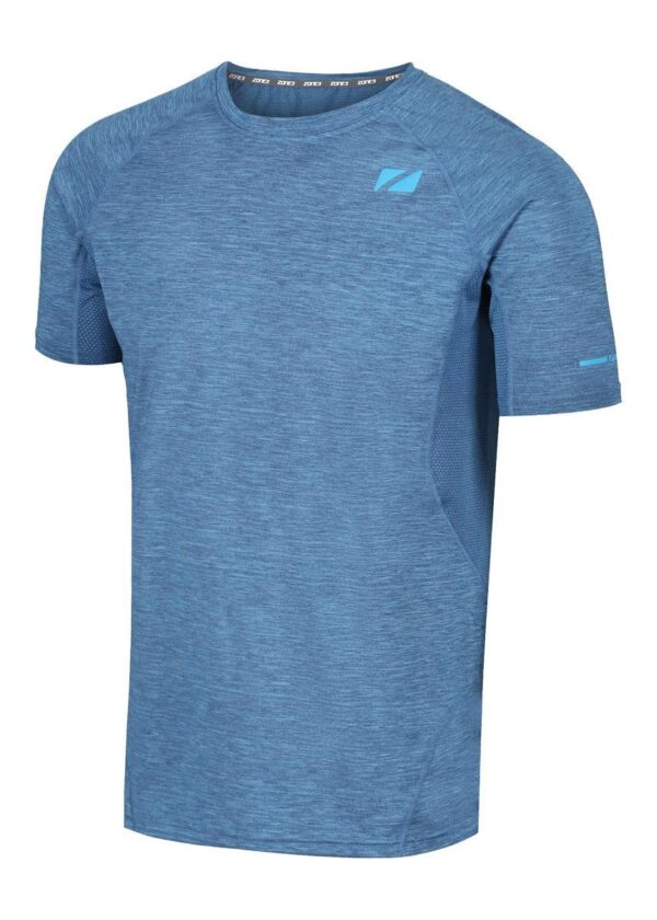 Zone3 Men's Power Burst T-Shirt - Blue/ Silver-0