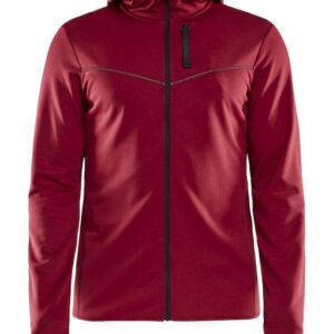 Craft Eaze Full Zip Sweat Hood Jacket - Red-0